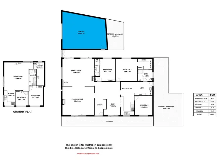 Floorplan of Homely house listing, 100 Gilbert Street, Lyndoch SA 5351