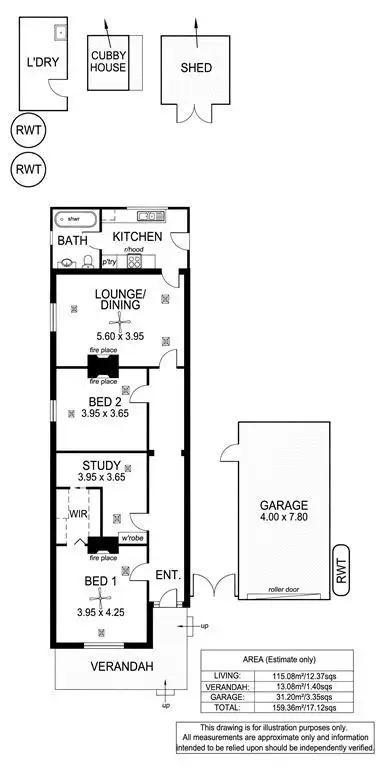 Floorplan of Homely villa listing, 51 Hodgeman Road, Pennington SA 5013