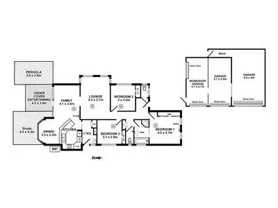 Floorplan of Homely house listing, 32 Moorfield Mews, Aberfoyle Park SA 5159