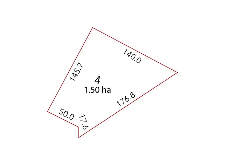 Floorplan of Homely land listing, Lot 4 The Crossing, Mannum SA 5238