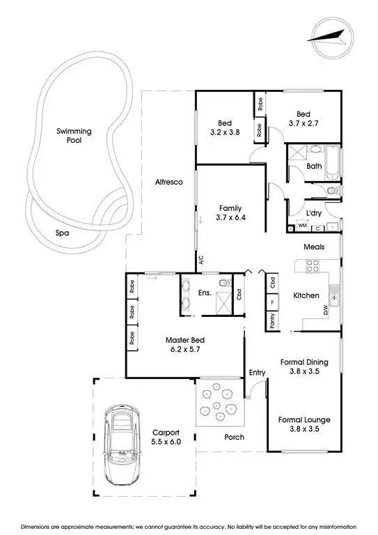 Floorplan of Homely house listing, 17 Landsdale Crescent, Wantirna South VIC 3152