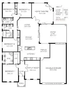 Floorplan of Homely house listing, 3 Fairway Drive, Mccracken SA 5211