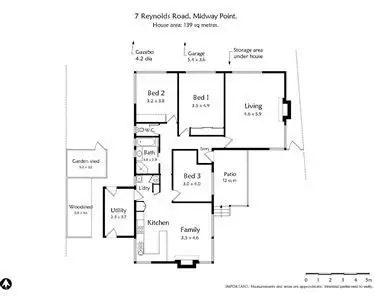 Floorplan of Homely house listing, 7 Reynolds Road, Midway Point TAS 7171