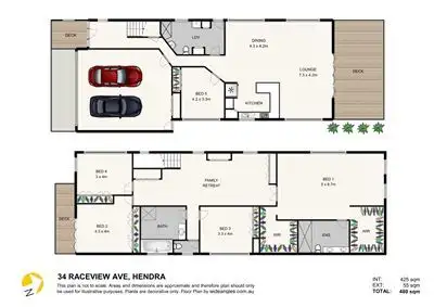 Floorplan of Homely house listing, 34 Raceview Avenue, Hendra QLD 4011