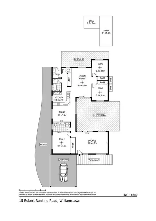 Floorplan of Homely house listing, 15 Robert Rankine Road, Williamstown SA 5351
