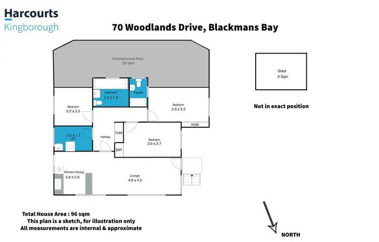 Floorplan of Homely house listing, 70 Woodlands Drive, Blackmans Bay TAS 7052
