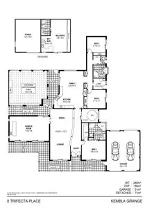 Floorplan of Homely house listing, 8 Trifecta Place, Kembla Grange NSW 2526