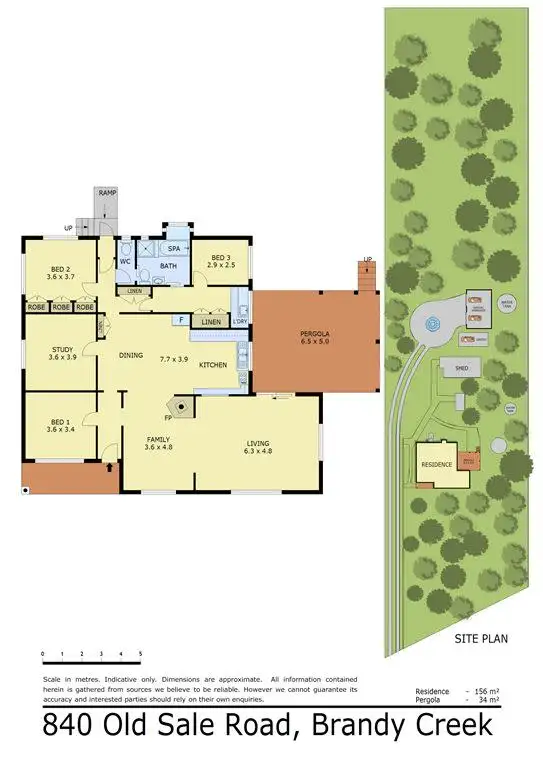 Floorplan of Homely house listing, 840 Old Sale Road, Brandy Creek VIC 3821