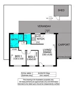 Floorplan of Homely unit listing, 23/29 Mellors Avenue, O'halloran Hill SA 5158