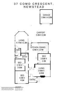 Floorplan of Homely house listing, 37 Como Crescent, Newstead TAS 7250