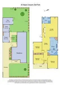 Floorplan of Homely house listing, 40 Maple Crescent, Bell Park VIC 3215