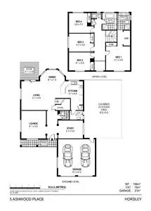 Floorplan of Homely house listing, 5 Ashwood Place, Horsley NSW 2530