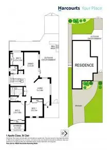 Floorplan of Homely house listing, 1 Apollo Close, St Clair NSW 2759