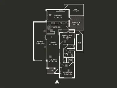 Floorplan of Homely unit listing, 4/7 Kent Street, Glenelg SA 5045