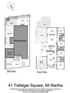 Floorplan of Homely house listing, 41 Trafalgar Square, Mount Martha VIC 3934