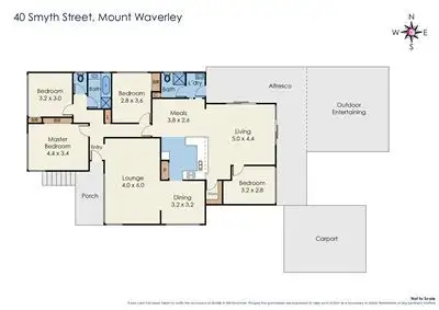 Floorplan of Homely house listing, 40 Smyth Street, Mount Waverley VIC 3149