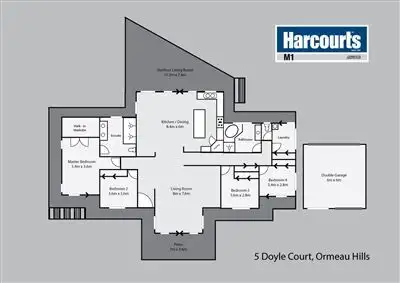 Floorplan of Homely house listing, 5 Doyle Court, Ormeau Hills QLD 4208
