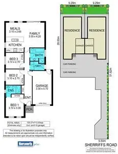 Floorplan of Homely house listing, 60A Sherriffs Road, Morphett Vale SA 5162