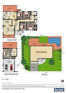 Floorplan of Homely house listing, 24 Grevillea Grove, Baulkham Hills NSW 2153
