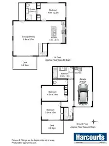 Floorplan of Homely villa listing, 2/53 Hiern Road, Blackmans Bay TAS 7052