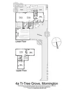 Floorplan of Homely townhouse listing, 4a Ti-Tree Grove, Mornington VIC 3931