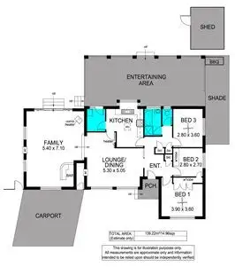 Floorplan of Homely house listing, 10 Kiah Crescent, Sheidow Park SA 5158