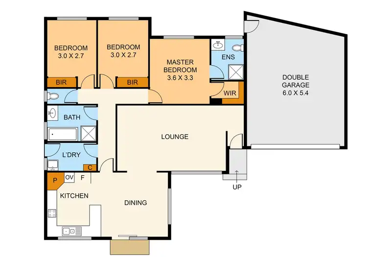Floorplan of Homely unit listing, 3/76 Boronia Road, Boronia VIC 3155