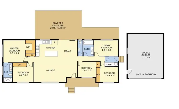 Floorplan of Homely house listing, 39 Dairy Lane, Ferntree Gully VIC 3156