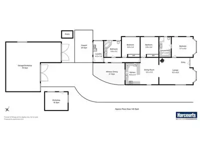 Floorplan of Homely house listing, 139 Main Street, Kempton TAS 7030