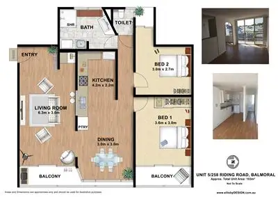 Floorplan of Homely unit listing, 5/258 Riding Road, Balmoral QLD 4171