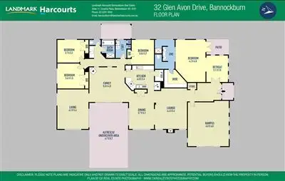 Floorplan of Homely house listing, 32 Glenavon Drive, Bannockburn VIC 3331
