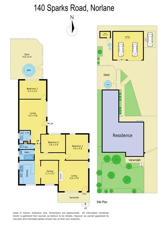 Floorplan of Homely house listing, 140 Sparks Road, Norlane VIC 3214