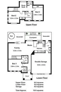Floorplan of Homely house listing, 2/21 Portsmouth Road, Bittern VIC 3918