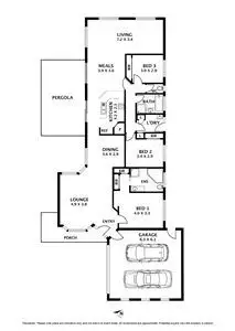 Floorplan of Homely house listing, 99 Sorbonne Drive, Sunbury VIC 3429