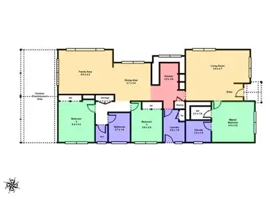Floorplan of Homely house listing, 608 Somerville Street, Buninyong VIC 3357