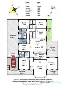 Floorplan of Homely house listing, 8 Pope Court, Gawler East SA 5118