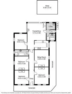 Floorplan of Homely house listing, 52 Marlborough Road, Westbourne Park SA 5041