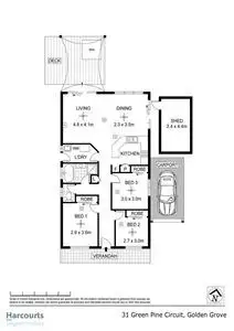 Floorplan of Homely house listing, 31 Green Pine Circuit, Golden Grove SA 5125