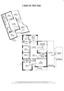 Floorplan of Homely house listing, 5 Spode Court, Trott Park SA 5158