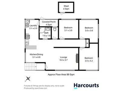 Floorplan of Homely house listing, 9 Centenary Crescent, Claremont TAS 7011