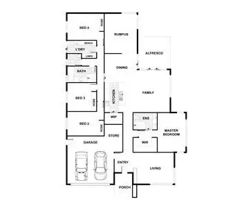 Floorplan of Homely house listing, 3 Huddy Street, Forde ACT 2914