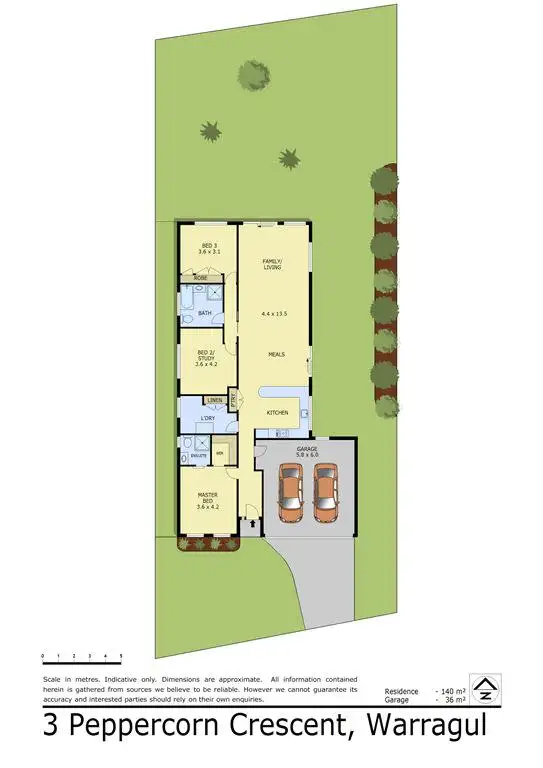 Floorplan of Homely house listing, 3 Peppercorn Crescent, Warragul VIC 3820