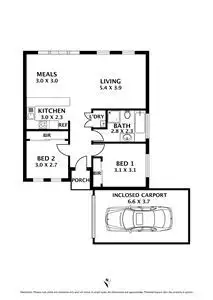 Floorplan of Homely unit listing, 4/58 Anderson Road, Sunbury VIC 3429