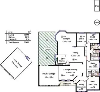 Floorplan of Homely house listing, 13 Waterside Drive, Burton SA 5110