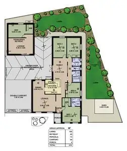 Floorplan of Homely house listing, 9 Kingsbridge Drive, Morphett Vale SA 5162