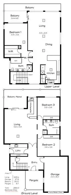 Floorplan of Homely house listing, 1b Seaview Avenue, Middleton SA 5213