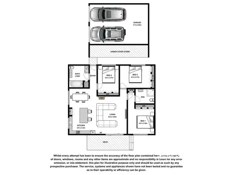 Floorplan of Homely house listing, 11 Walls Crescent, Hamilton VIC 3300