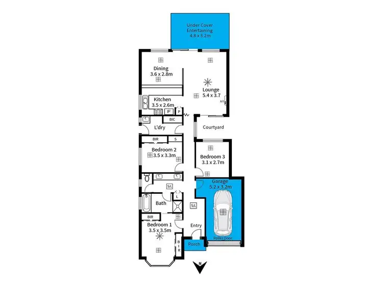 Floorplan of Homely house listing, 15 Yaldara Close, Woodcroft SA 5162