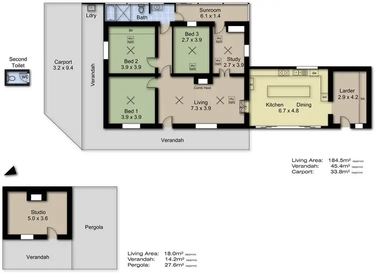 Floorplan of Homely house listing, 26 Taylors Road, Basket Range SA 5138