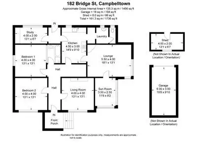 Floorplan of Homely house listing, 182 Bridge Street, Campbell Town TAS 7210